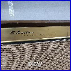 Vintage Silvertone Organ Amplifier rare 4707 105-125v tube parts only