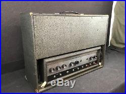 Vintage Silvertone Sears 1484 Piggyback Tube Guitar Amp with 2x12 Cab