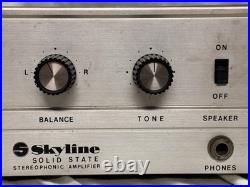 Vintage Skyline Stereo Solid State Stereophonic Amplifier K-5 Untested Turns On Vintage Skyline Stereo Solid State Stereophonic Amplifier K-5 Untested Turns On