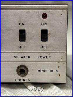 Vintage Skyline Stereo Solid State Stereophonic Amplifier K-5 Untested Turns On