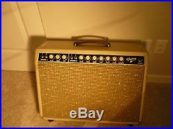 Vintage Sound 22 Deluxe Reverb style amp. Hand wired tube amp combo