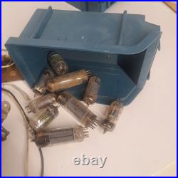 Vintage Stereo, Amplifier parts Tubes Dials Transformers others Untested