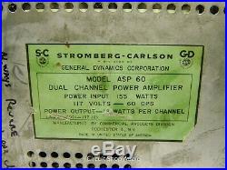 Vintage Stromberg Carlson ASP60 Dual Channel / Stereo Tube Amplifer - KT