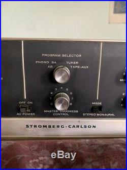Vintage Stromberg Carlson ASR-533 Series 104 Hi-Fi Tube Stereo Amplifier Amp433