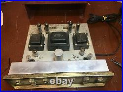 Vintage Stromberg Carlson Tube Stereo Amplifier ASR-443 as is not fully tested
