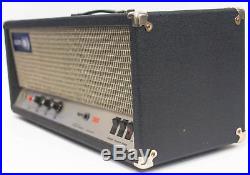 Vintage Sunn 200S All Tube Guitar Bass Amp Amplifier Head