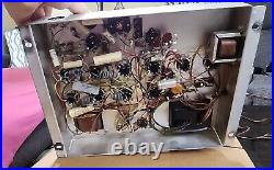 Vintage TUBE Amplifier Set 636554-2 AMP 8210 00 UNTESTED FOR PARTS OR REPAIR