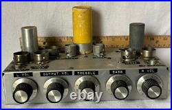 Vintage TUBE Amplifier comes as shown parts only
