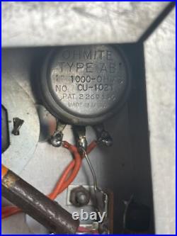 Vintage TUBE Amplifier comes as shown parts only