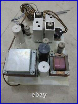 Vintage Telefunken 1950s mono block tube amplifier el84 amp