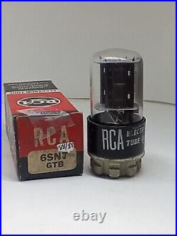 Vintage Tested Good Balanced RCA 6SN7GTB Amplifier Guitar Audio Vacuum Tube