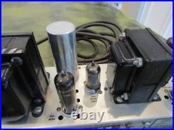 Vintage The Fisher 30-A Monoblock Tube Amplifier Working Excellent Condition