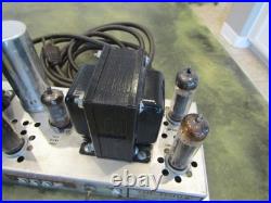 Vintage The Fisher 30-A Monoblock Tube Amplifier Working Excellent Condition