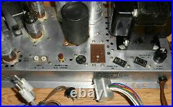 Vintage The Fisher 460-A C-33 Stereo Tube Amplifier POWER AMP QUAD 6BQ5 AS IS