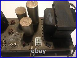 Vintage The Fisher 481A Stereo Amplifier Chassis 2 Output Transformers No Tubes