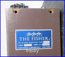 Vintage The Fisher 80-az Mono Tube Amplifier Pair