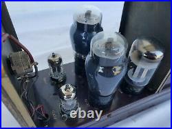 Vintage The Fisher Model 100 Tube Amplifiers PAIR in Good working condition