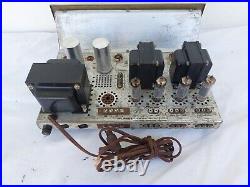 Vintage The Fisher X-100 Stereo Master Control Tube Amplifier AS-IS FOR PARTS