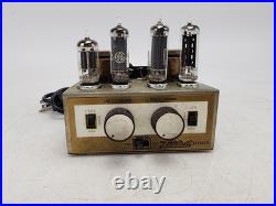 Vintage Trutest Stereo/5 Vacuum Tube Amplifier AMP Stereo-5 Tested 1 Watt AS IS