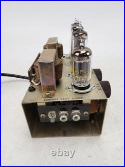 Vintage Trutest Stereo/5 Vacuum Tube Amplifier AMP Stereo-5 Tested 1 Watt AS IS