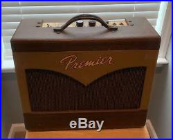 Vintage Tube Amp 1960 Premier / MultiVox Twin 8 With Original Cover