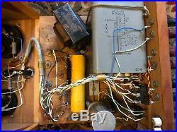 Vintage Tube Amp Power Supply Wood Case UTC H-83 Transformer 6.3v 5v 670v 130ma