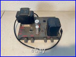 Vintage Tube Amplifier Chassis Mono Project Phono/Mic/Tuner Parts Only