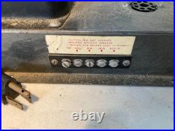 Vintage Tube Amplifier Chassis Mono Project Phono/Mic/Tuner Parts Only