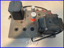 Vintage Tube Amplifier Chassis Mono Project Phono/Mic/Tuner Parts Only
