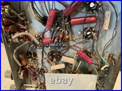 Vintage Tube Amplifier Chassis Mono Project Phono/Mic/Tuner Parts Only