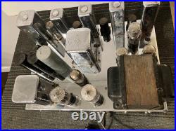 Vintage Tube Amplifier Chassis Possibly E. H. Scott Untested AS-IS