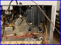 Vintage Tube Amplifier Chassis Possibly E. H. Scott Untested AS-IS