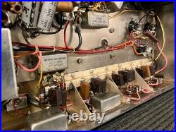 Vintage Tube Amplifier Chassis Possibly E. H. Scott Untested AS-IS