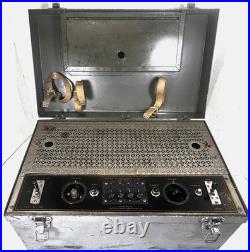 Vintage Tube Amplifier & Loudspeaker System MK1 Royal Canadian Signals WW2