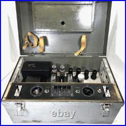 Vintage Tube Amplifier & Loudspeaker System MK1 Royal Canadian Signals WW2 Vintage Tube Amplifier & Loudspeaker System MK1 Royal Canadian Signals WW2