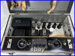 Vintage Tube Amplifier & Loudspeaker System MK1 Royal Canadian Signals WW2