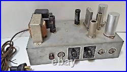 Vintage Tube Amplifier, Microphone and Phono Inputs, Unrestored