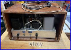 Vintage Tube Mono Amplifier Acrosound TO-300 Ultra Linear Hi-Fi Amp with Wood Case