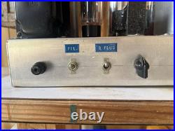 Vintage Tube Mono Amplifier Acrosound TO-300 Ultra Linear Hi-Fi Amp with Wood Case