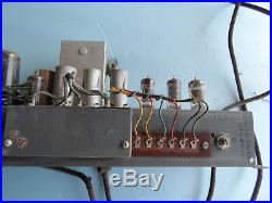 Vintage Tube Power amp chassis Hammond 6V6 model with Tubes amplifier