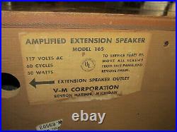 Vintage V-M Voice of Music 165 Amplified Extension Speaker Tube Amplifier #2