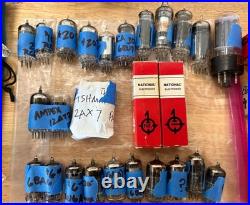 Vintage Vacuum Tubes, Sovtek, RAM, Ampex, Groove Tubes (Lot of 77)