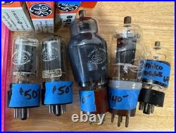 Vintage Vacuum Tubes, Sovtek, RAM, Ampex, Groove Tubes (Lot of 77)