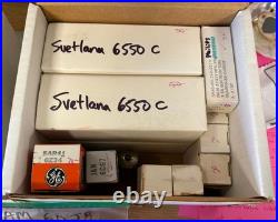 Vintage Vacuum Tubes, Sovtek, RAM, Ampex, Groove Tubes (Lot of 77)
