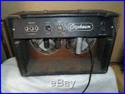 Vintage Valco Orpheum Twin combo Tube Guitar amp Amplifier