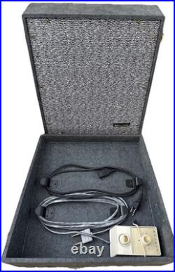 Vintage Webcor EP4820-1 Push Pull Mono Tube Amp Extension Speaker 1950s WithRemote