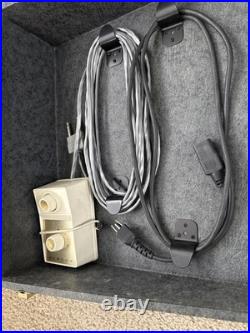 Vintage Webcor EP4820-1 Push Pull Mono Tube Amp Extension Speaker 1950s WithRemote