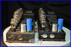 Vintage Webster Electric 2A3 Mono Tube Amplifier Pair