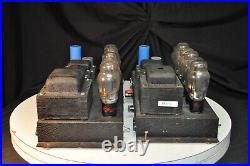 Vintage Webster Electric 2A3 Mono Tube Amplifier Pair