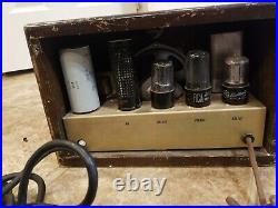 Vintage Western Electric 100F Mono Tube Amplifier (Untested) FOR PARTS